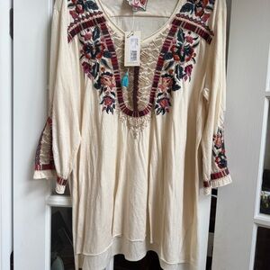 Johnny Was knit top XXL